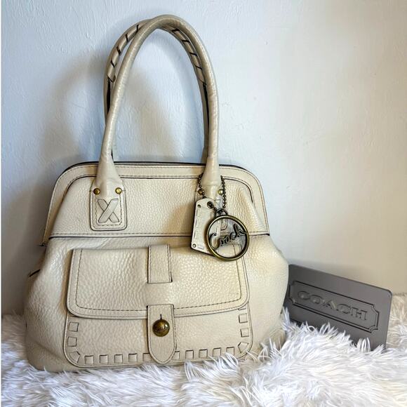 y2k Coach 65th Bleeker Legacy Thompson Bag Satchel Shoulder Bag RARE 11373 - Picture 1 of 13